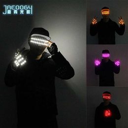 LED Toys Bright LED stage costumes LED gloves flickering glasses laser stage props party supplies S2452011