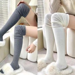 Women Socks Cotton Over Knee Stockings Tall The Leggings Warm Thermal Thigh Tights