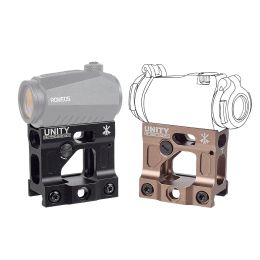 UNITY Fast Riser Mount Low and High For Tactical Airsoft T01 T02 ROMEO5 Red Dot Sight Scope Universal Heightening Bracket 20mm Rail