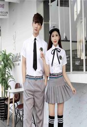 New sexy lingerie cosplay School uniforms for men and women high school students JK uniform Japanese college wind short sleeve8991334