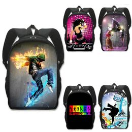 Backpack Hip Hop Dancing Jazz Dance Women Men Rucksack Children School Bags For Teenager Laptop Hiphop Daypack Bookbag