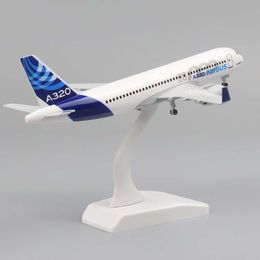 Aircraft Model 20 Cm 1:400 Original Type A320 Metal Replica Alloy Material With Landing Gear Children'S Toys Birthday Gift