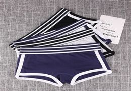 Underpants 1pcs Women Colour Shorts Tomboy Midwaisted Neutral Underwear Cotton Boxer Briefs Solid Knickers Tran Les Lesbian Boysho1907428