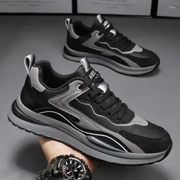 Casual Shoes Luxury 2024 Men's Fashion Trend Versatile With Elevated Thick Sole And Breathable Sports Sneakers Men