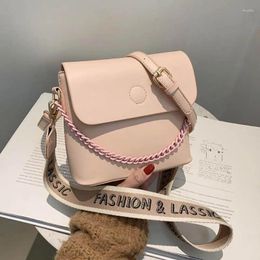 Shoulder Bags Casual All-match Bag 2024 Fashion Solid Colour Simple Personality Bucket Handbag Summer Trend Messenger