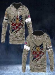 Men039s Hoodies Sweatshirts BRITISH FLAG CAMO Veteran Cross Army 3D Printed Zipper Hoodie Man Female Pullover Sweatshirt Hood8105979
