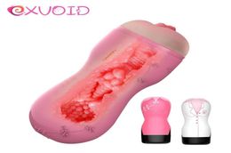EXVOID Male Masturbator Realistic Vagina Soft Tight Pussy Sex Toys for Men Adult Products Sex Machine Masturbatory Cup Sex Shop Y25745819
