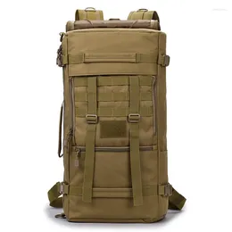 Storage Bags 60L Large Capacity Backpack Oxford Waterproof Military Tactical Army Bag Men Rucksack For Hike Travel Backpacks