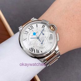 AAAA Cratre Designer High Quality Automatic Watches Blue Balloon Series 44mm Gold Mechanical Mens Watch W6920063 with Original Box