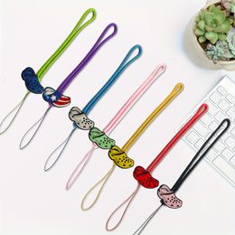 Jewelry Clog Cartoon Braided Phone Strap Charms Anti-Lost Chains For Women Charm String Cute Keychain Lanyard Accessories Bag Drop De Ot9So