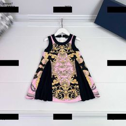 Top Baby Dress Girls Dresses Kids Skirt Sleeveless design Casual skirt Size 110-160 CM high quality Princess Dresses April18