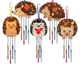 Decorative Figurines Children DIY Pendant Adorable Wind Chimes Hedgehog/Butterfly Door Window Ornaments Birthday Gift