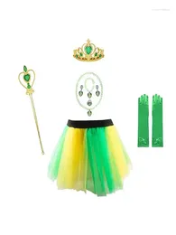 Clothing Sets Girls Dress Up Costume Set Girl Jewellery Toys Princess Clothes With Skirts Crowns Accessories For