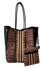 131 Designs Large Capacity Neoprene Tote Women Beach Bag Shoulder Bags Selling Ladies Handbag Purse Set3493684