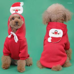 Dog Apparel Pet Clothes For Small Medium Dogs Christmas Winter Warm Puppy Cat Hoodies Chihuahua Costume Clothing