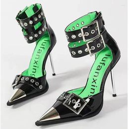 Dress Shoes Sexy Pointed Toe Super High Heels Women Shallow Sandals 2024 Designer Summer Elegant Stilettos Party Mujer