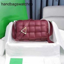 Crossbody Bag Cassettes Bottegvenets Shoulder Bags Cassettess Luxury Padded Intrecciato Leather Purple Cinnabar 7a Quality Have Logo