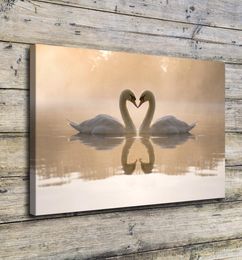 Couple Lake,1 Pieces Home Decor HD Printed Modern Art Painting on Canvas (Unframed/Framed)6455002