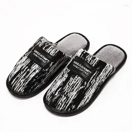 Slippers Autumn And Winter Couple Cotton Indoor Warm Home Men Women Models Household Explosive Trend Shoes