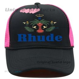 RHUDE Cap Mens Designer Hat Casquette Womens Sun Hats Fashion Trend Street Baseball Hats Sports Summer Beach Netting Breathable Polo Cap Man Hat Beanie Hats 716
