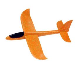Aircraft Modle 50cm large foam aircraft glider hand throwing aircraft light plug-in EPP bubble aircraft outdoor launch childrens toys S245208