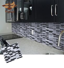 Mosaic Self Adhesive Tile Backsplash Wall Sticker Vinyl Bathroom Kitchen Home Decor DIY6107232