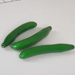 Decorative Flowers 3 Pcs Simulated Vegetables Kitchen Simulation Cucumber Fake Model Persimmon Foam