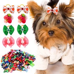 Dog Apparel 30pcs Pet Hair Bows Accessories Grooming