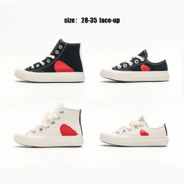 kids Canvas Shoes Classic Designer Shoes for boys girls Play Casual High-Top Children love eyes Flat Sneakers hearts 1970s Low-top girls sneaker casual shoes