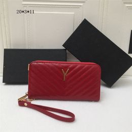 Women Quality Luxury Designer Wallet Pure Black Leather Large Capacity Handbag Wallets Multi Card Slot Zero Wallet Mobile Phone Bag 3 C 254S