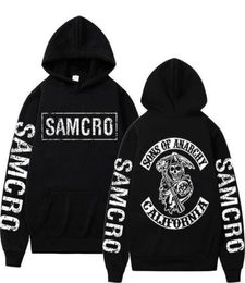 Men's Hoodies Sweatshirts SAMCRO Double Sided Printed Hoodie Streetwear Spring Autumn Men Womnen Fashion Rock Punk Hoodies Sweatshirt T2211146052094