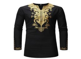 Men039s Casual Shirts Full Sleeve Shirt For Men Roupa Masculina Mens Top Outfit African Clothes 2021 Riche Clothing Dashiki Z039375937