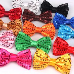 Bow Ties Fashion Tie For Men Women Classic Sequins Bowtie Wedding Party Bowknot Adult Mens Bowties Cravats Yellow