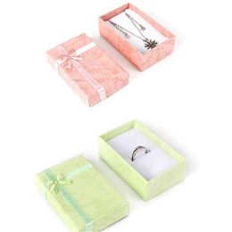Jewelry Boxes Paper Box Pendants Necklaces Earrings Rings Gift Packaging Cardboard Jewellery Case For Anniversary Wedding Birthday Dro Dhmcp