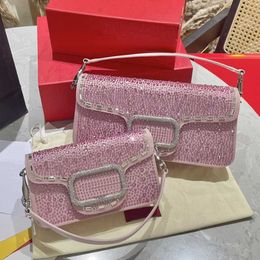 Hip Designer Luxurys Handbag Women Diamonds Chain Shoulder Bags Letter Tote Bag Womens Fashion Crossbody Bag Classic Cross Body Purse