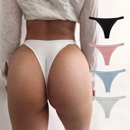 Women's Panties Underpanties Seamless Cotton Breathable Thongs Low Rise Modis Briefs Brazilian Bikini Sexy Underwear