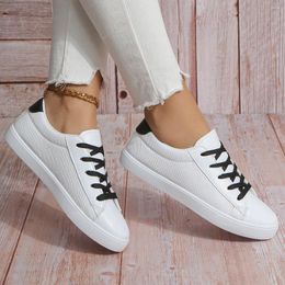Casual Shoes Women's Sneaker White Shallow Flat Soft Sole Tennis Trend Spring Summer Autumn Round Toe Anti-Slip Zapatos Outdoor