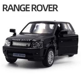 Diecast Model Cars 1 36 Land Rover Range Rover SUV Diecast Alloy Metal Luxury Car Model Pull Back Car For Children Toys With Collection Y240520YU6T