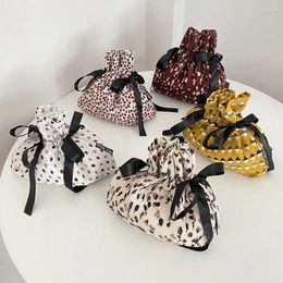 Storage Bags Drawstring Bag Handmade Chiffon Package Small Coin Purse Travel Women Cloth Gift Pouch