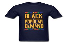 New Design Mens Tshirt Black by Popular Demand Tribal Golden Letters Printed t Shirt Short Sleeve Cotton 3xl Oneck Tee Shirts3667567