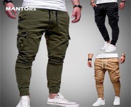 Mens Pants Joggers Spring Summer Men Sweatpants Streetwear Hip Hop Cargo Pants Casual Solid Trousers Slim Fit Track Suit LJ2012172848223