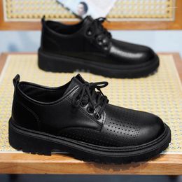 Casual Shoes CYYTL Men Leather Dress Summer Platform Male Loafers Outdoor Walking Luxury Ankle Boots Work Trainers Sneakers Flat