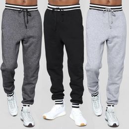 Men's Pants Mens Sport Sweatpants Tracksuit Slim Fit Gym Workout Joggers Bodybuilding Trousers Casual Drawstring Plus Size