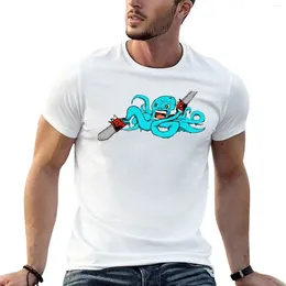 Men's Tank Tops Chainsaw Octopus Colour T-Shirt Blouse Animal Prinfor Boys Men T Shirts