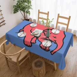 Table Cloth Delirium Elephant Tablecloth 54x72in Soft Home Decor Indoor/Outdoor