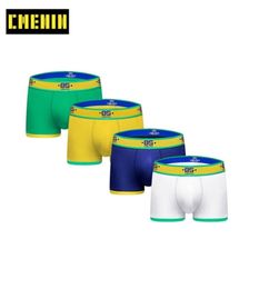 lot CMENIN New Brand Cotton Breathable Underwear Mens Boxer Homme Trunks Boxer Men Undeware Boxers gun LJ2009226289925