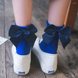 Women Socks Autumn Solid Colour Japanese Female Wood Ears Heel Bow Women's Forest Sweet And Cute Girl Lolita Maiden