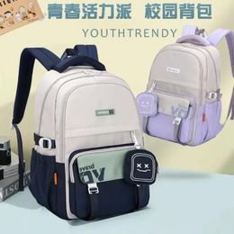 Backpack 2024 Cute Children Primary Student School Bags With Mini Coin Purse Lightweight Waterproof Kids Backpacks Girls Kawaii Book