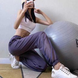 Women's Pants Purple Fitness Sweatpants Elastic Waist Joggers And Capris Trousers For Woman Harem Pencil Jogging Sports Clothing