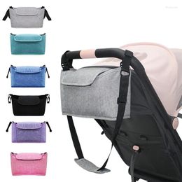 Shopping Bags Stroller Organizer Bag Diaper Nursing Accessories Cup Holder Cover With Shoulder Straps Pouch